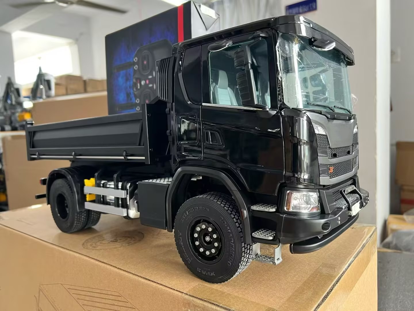 Rc Hobby Dump Truck - 1/14 CNC 4x4 더블E E022 RC