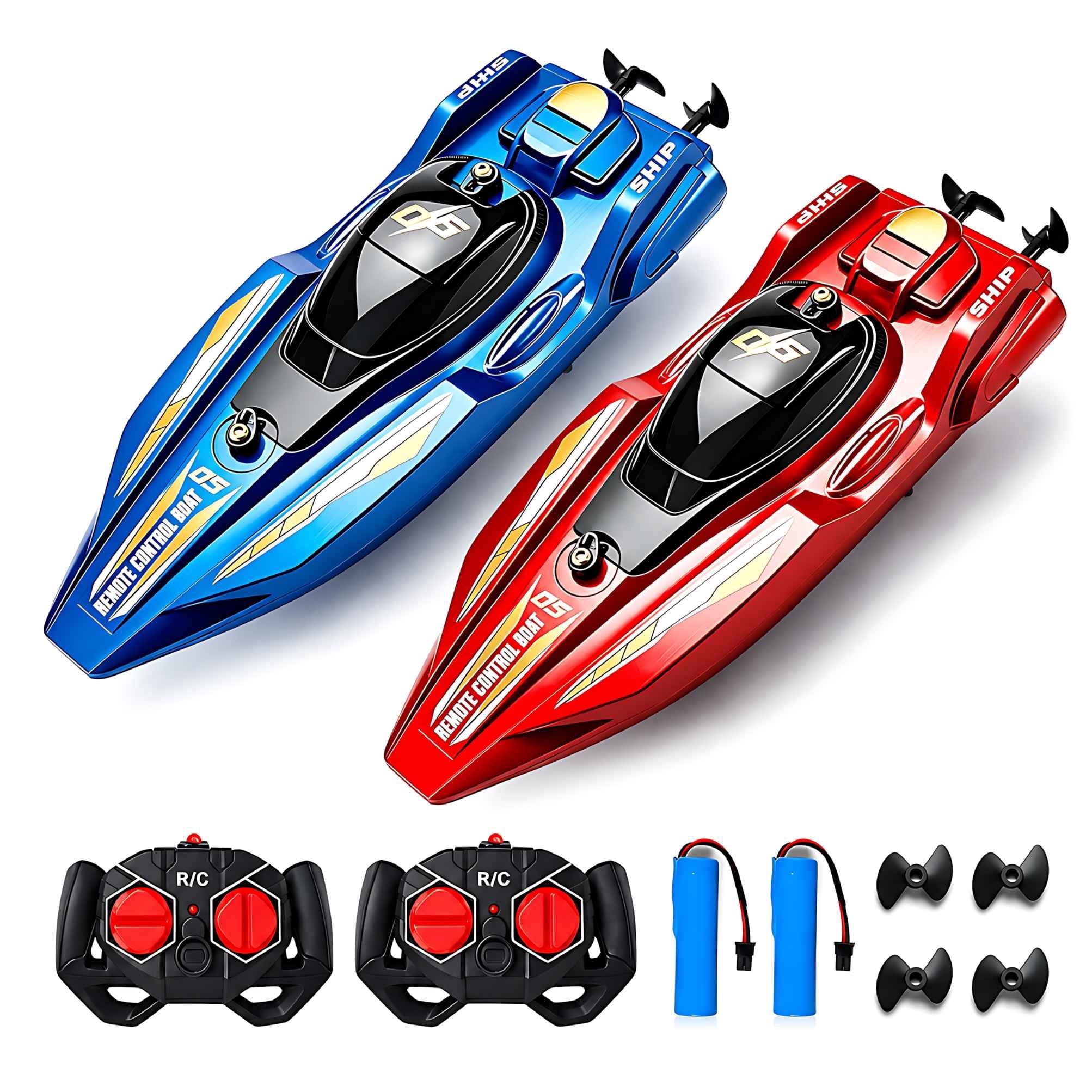 Rc Hobby Grade Boat - 2개 세트 RC 스피드 보트, 무선