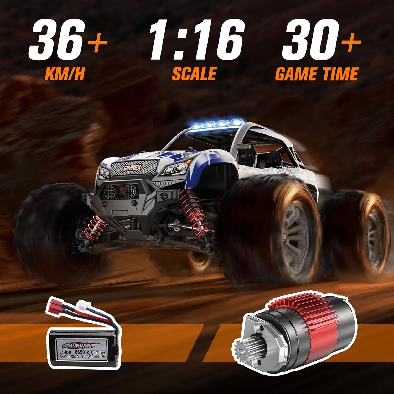 1/16 스케일 취미용 4륜구동 무선 조종 몬스터 트럭 - Rc Hobby Grade Monster Truck 리뷰 및 가격