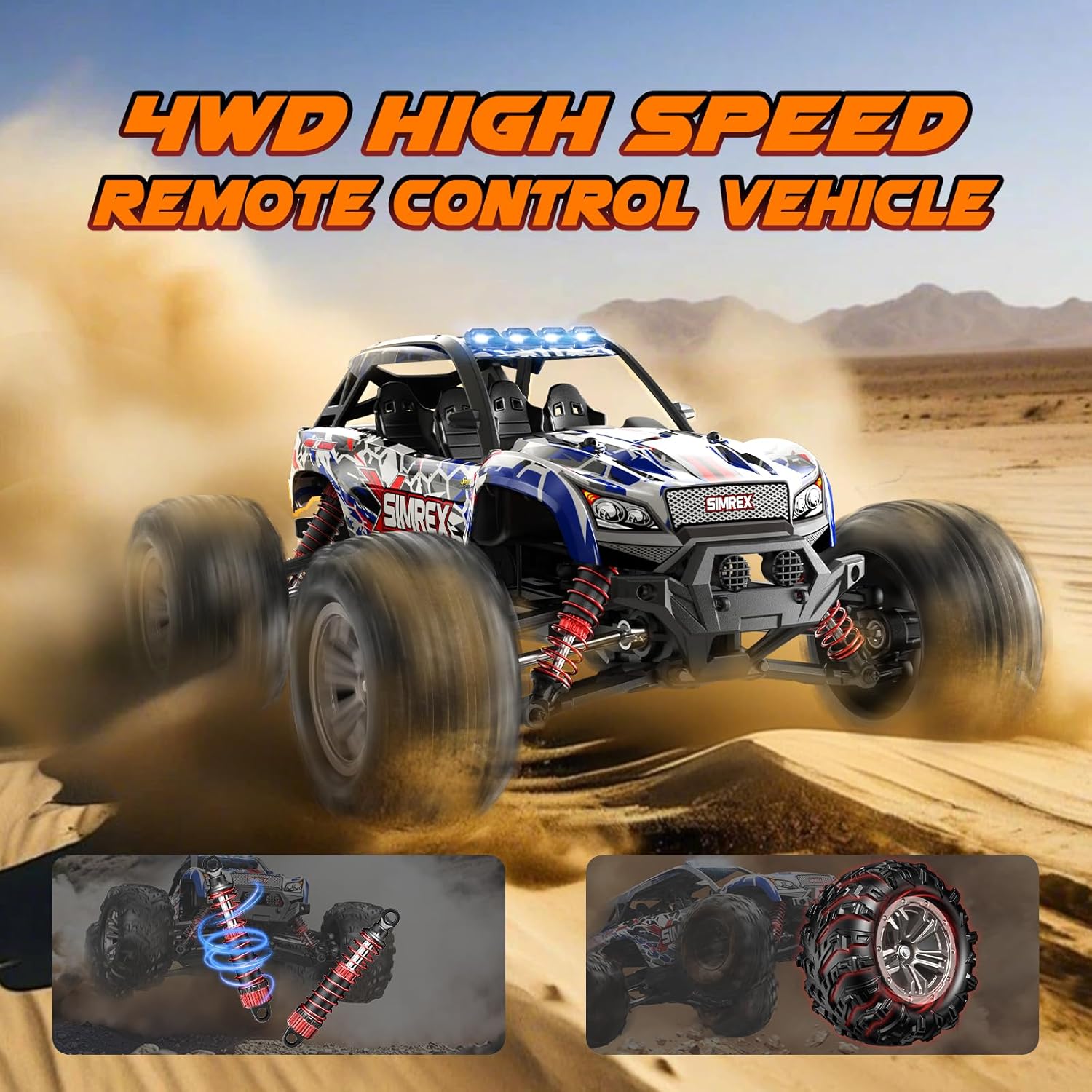 1/16 스케일 취미용 4륜구동 무선 조종 몬스터 트럭 - Rc Hobby Grade Monster Truck 리뷰 및 가격