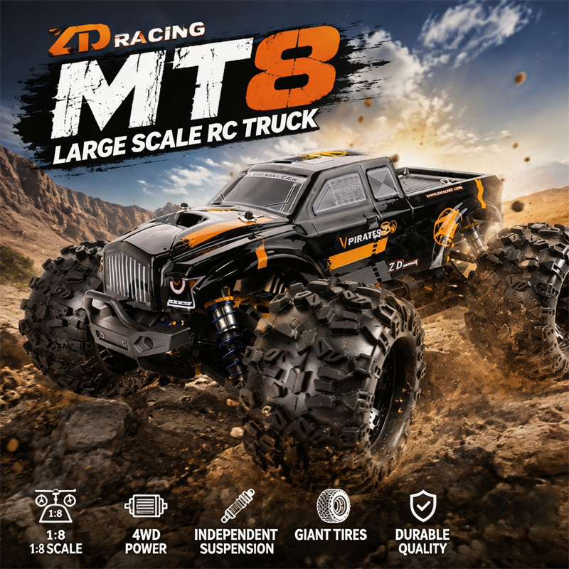 새로운 ZD 레이싱 MT8 RC 몬스터 트럭, 고성능  - Rc Hobby Grade Monster Truck 리뷰 및 가격
