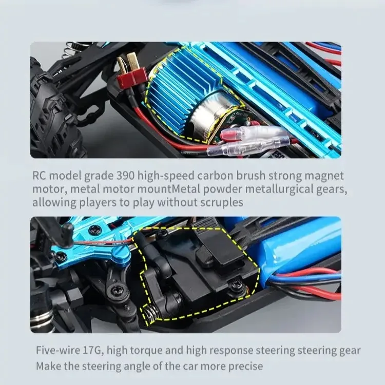 MJX 1/16 2.4G 4륜구동 RC 몬스터 트럭 5 - Rc Hobby Line 리뷰 및 가격